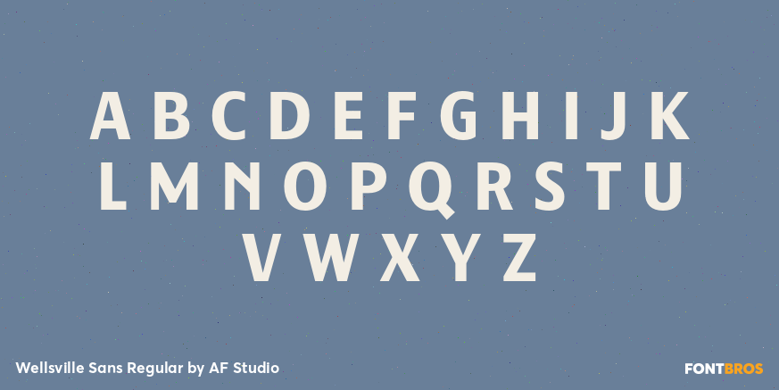 Wellsville Sans Regular Font Poster #2