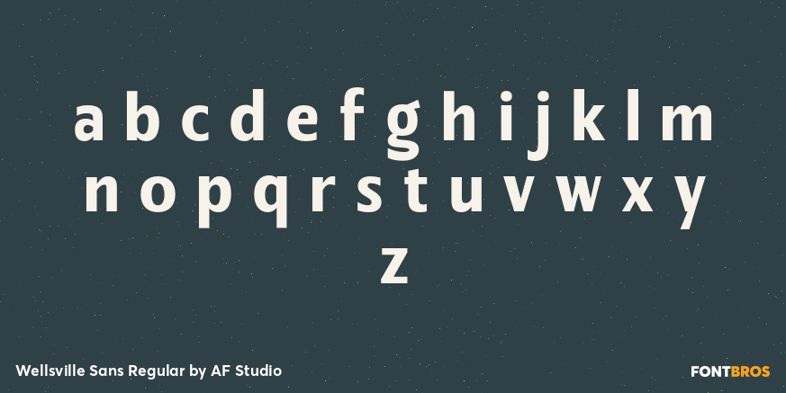 Wellsville Sans Regular Font Poster #3