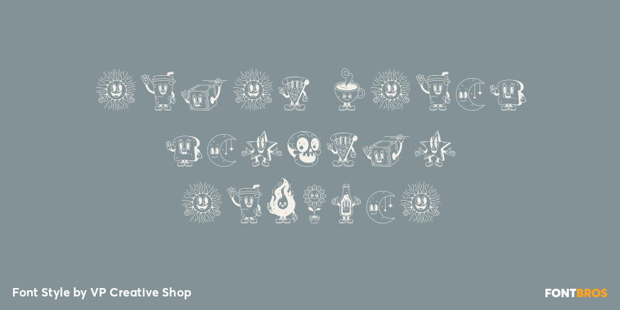 Retro Dream Mascots Regular Poster