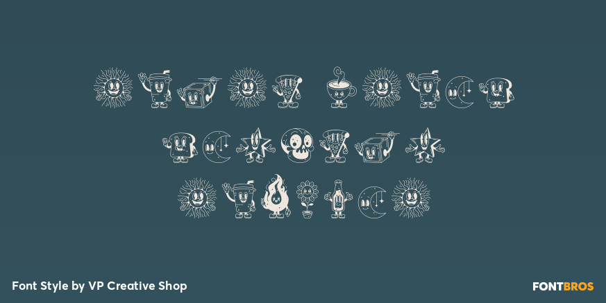 Retro Dream Mascots Regular Poster