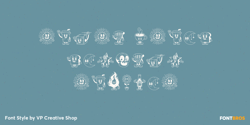 Retro Dream Mascots Regular Poster