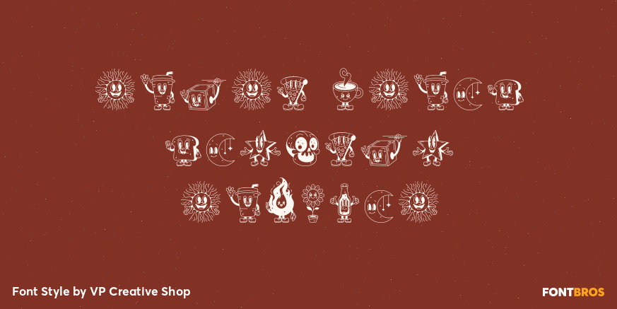 Retro Dream Mascots Regular Poster