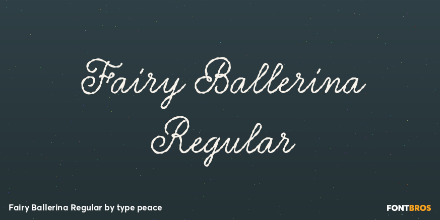 Fairy Ballerina Regular Poster