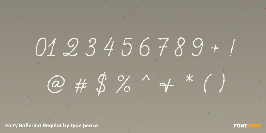 Fairy Ballerina Regular Font Poster #4