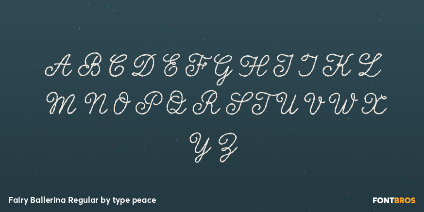 Fairy Ballerina Regular Font Poster #2