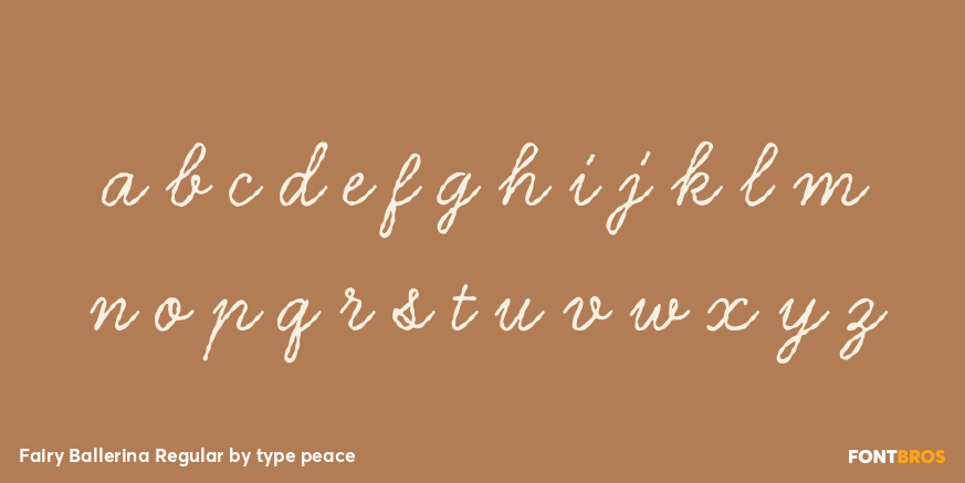 Fairy Ballerina Regular Font Poster #3