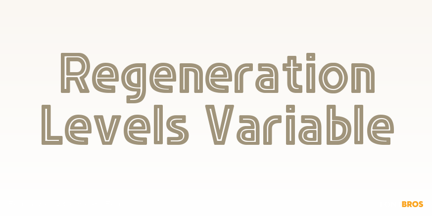 Regeneration Levels Variable Poster