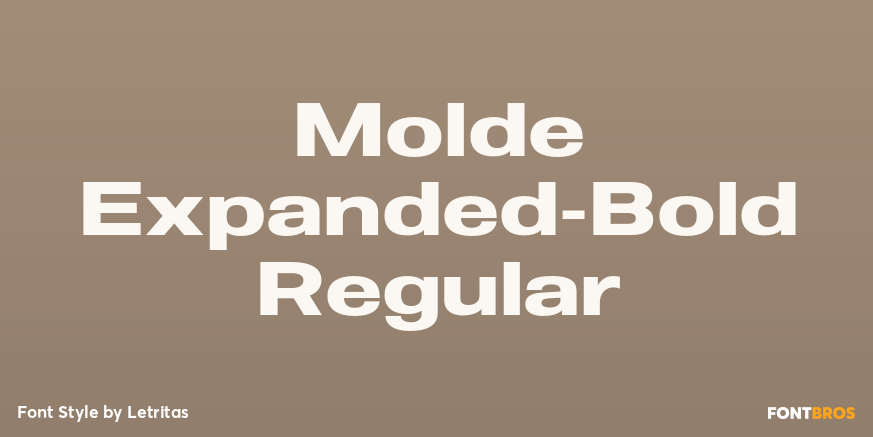 Molde Expanded-Bold Regular Font Poster #1