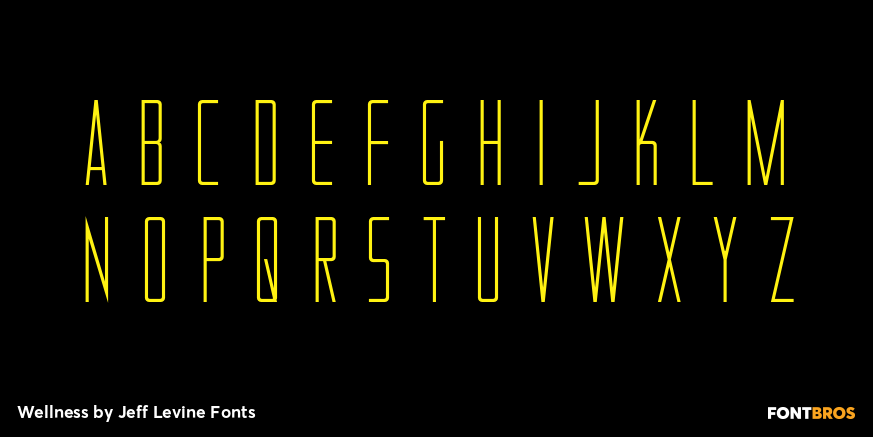 Wellness Font Poster #2