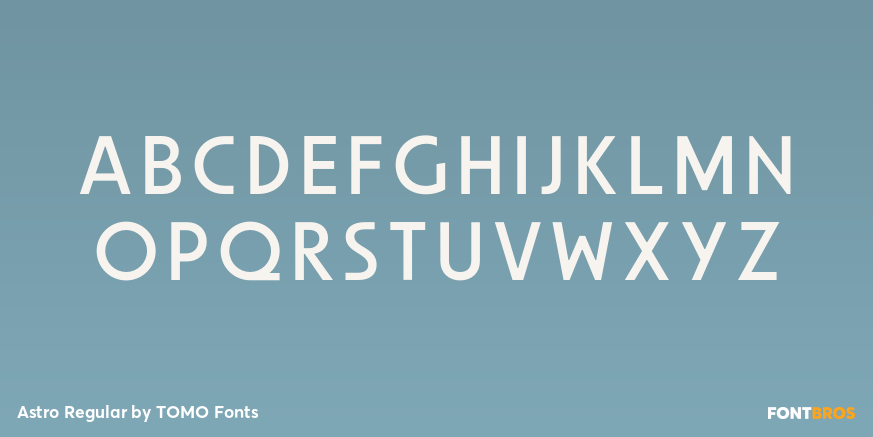 Astro Regular Font Poster #1