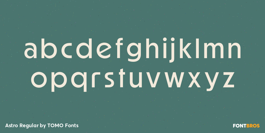 Astro Regular Font Poster #1