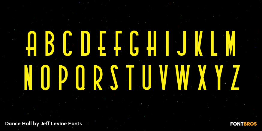 Dance Hall Font Poster #3