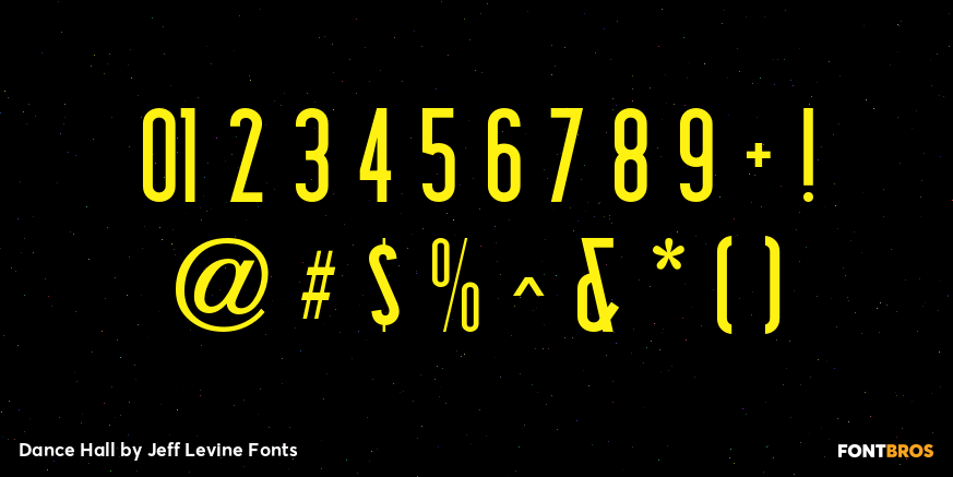 Dance Hall Font Poster #4