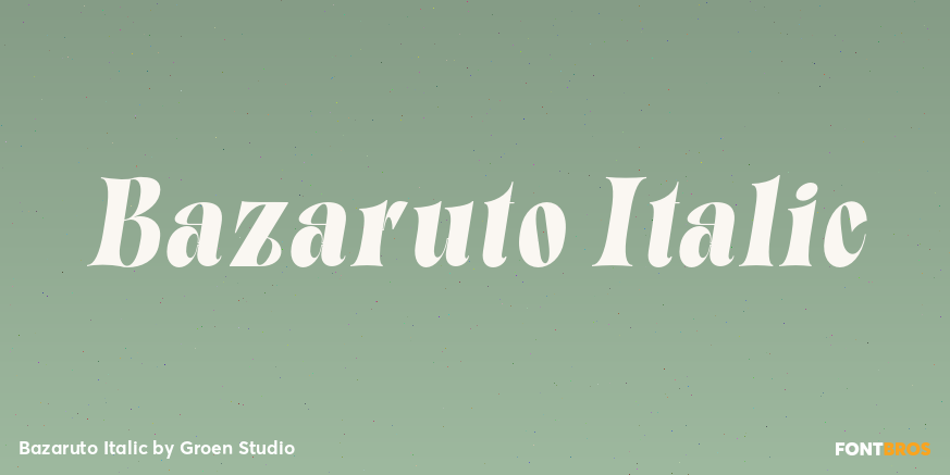 Bazaruto Italic Poster