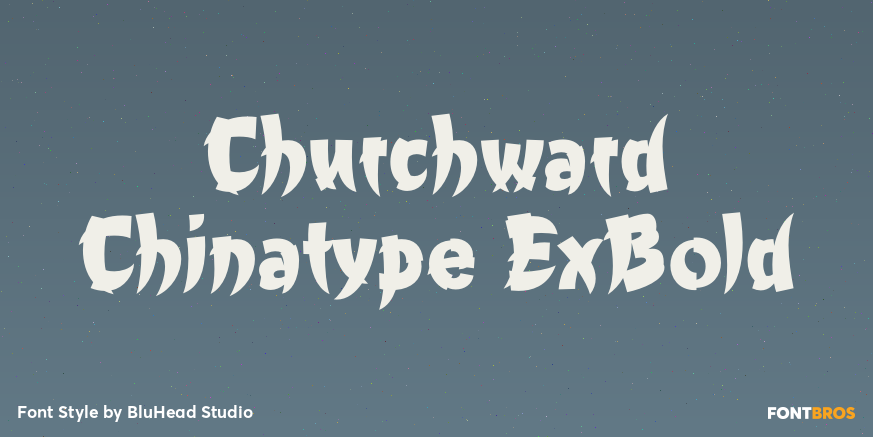 Churchward Chinatype ExBold Poster