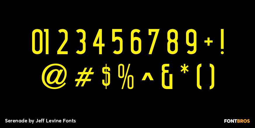 Serenade Font Poster #4