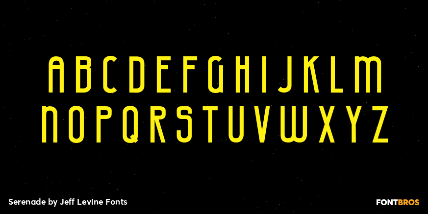 Serenade Font Poster #3