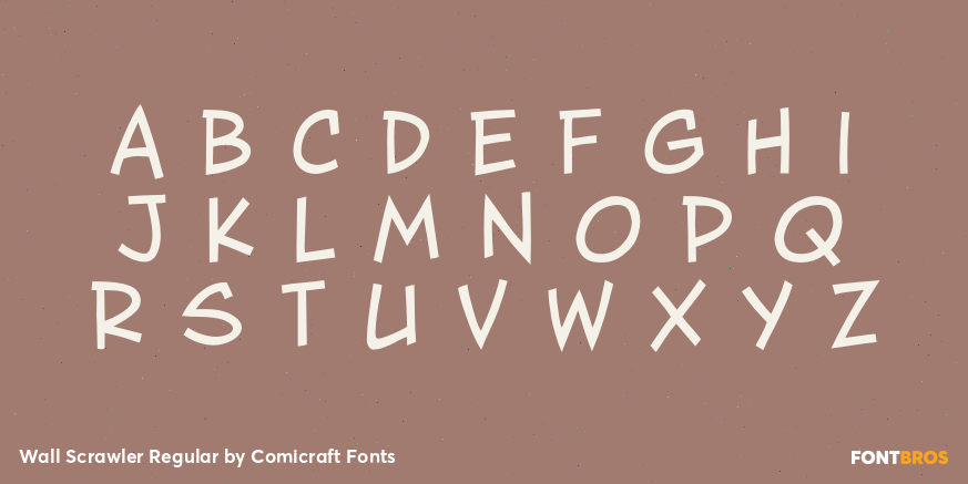 Wall Scrawler Regular Font Poster #1
