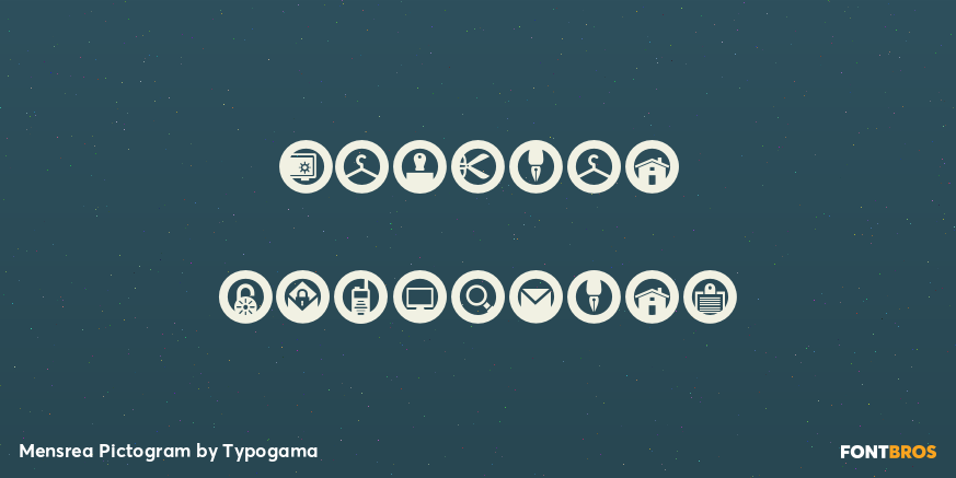 Mensrea Pictogram Poster