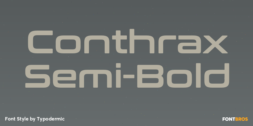 Conthrax Semi-Bold Poster