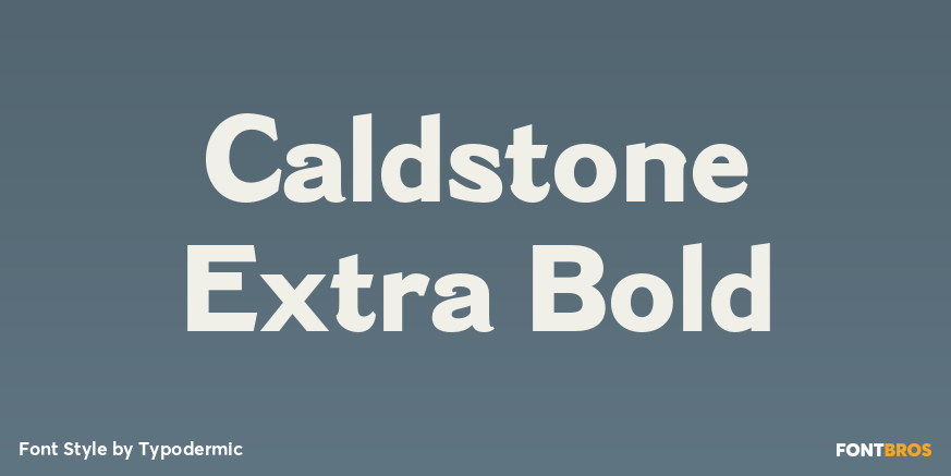 Caldstone Extra Bold Poster