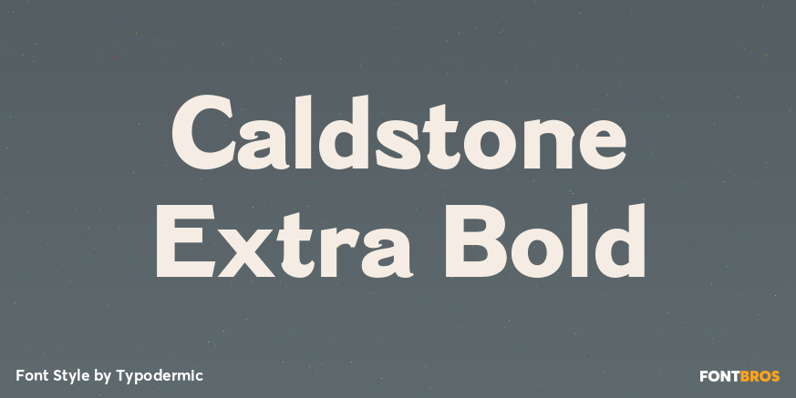 Caldstone Extra Bold Poster
