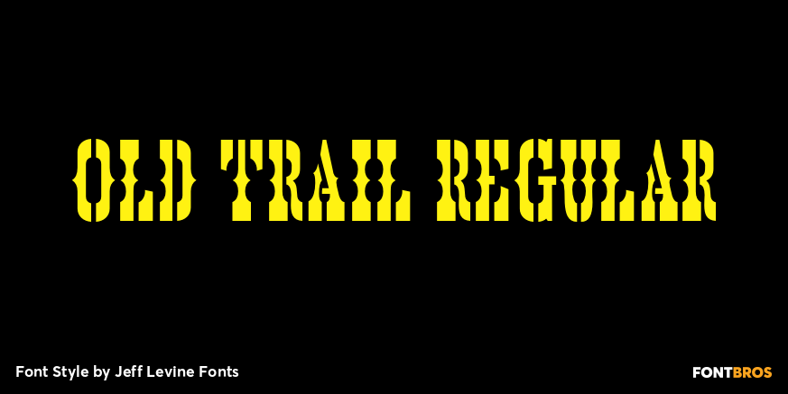 Old Trail Regular Poster
