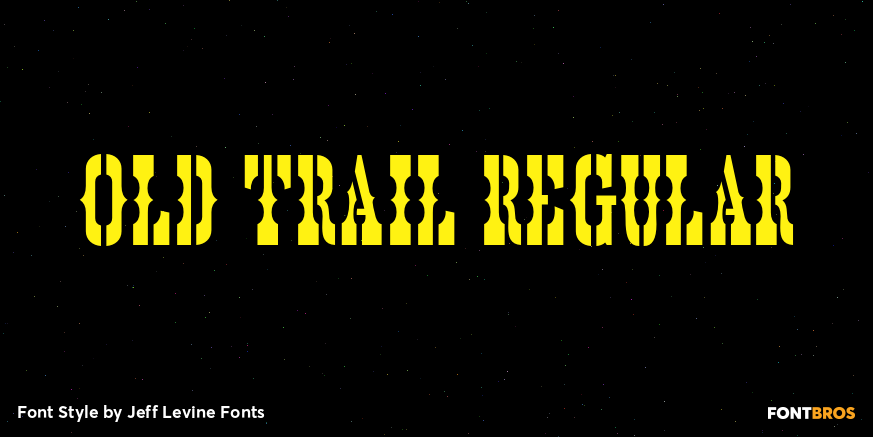 Old Trail Regular Poster