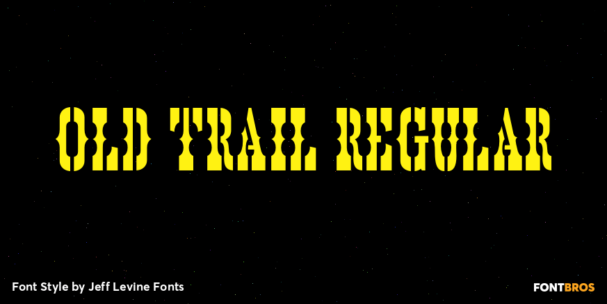 Old Trail Regular Poster