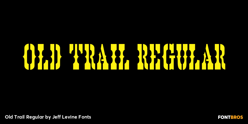 Old Trail Regular Poster