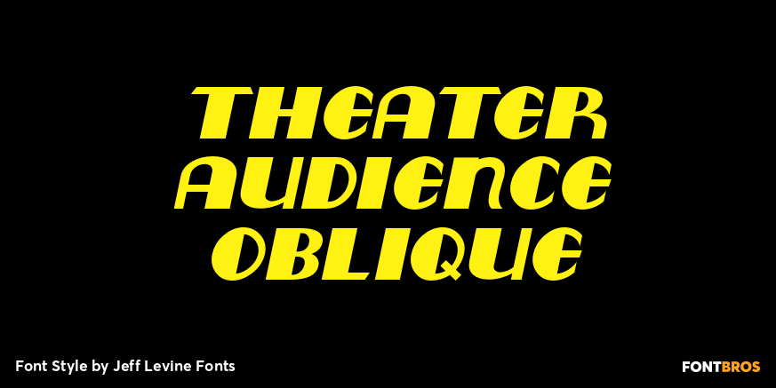 Theater Audience Oblique Poster