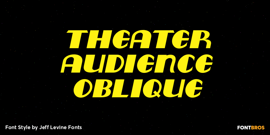 Theater Audience Oblique Poster