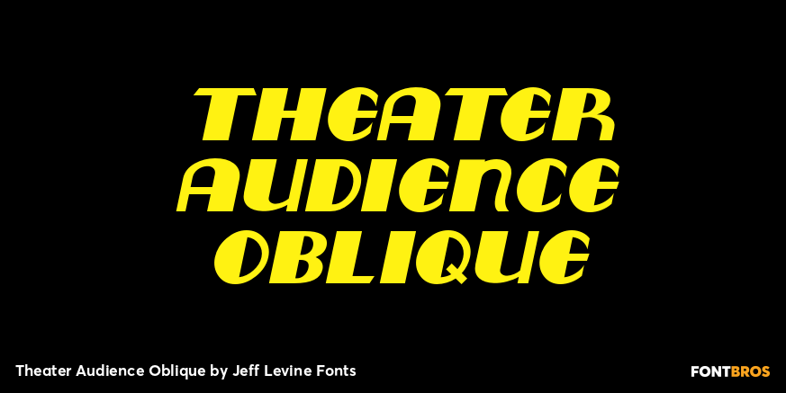 Theater Audience Oblique Poster