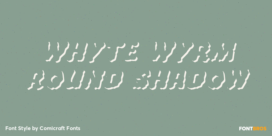 Whyte Wyrm Round Shadow Poster