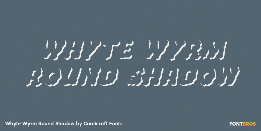 Whyte Wyrm Round Shadow Poster