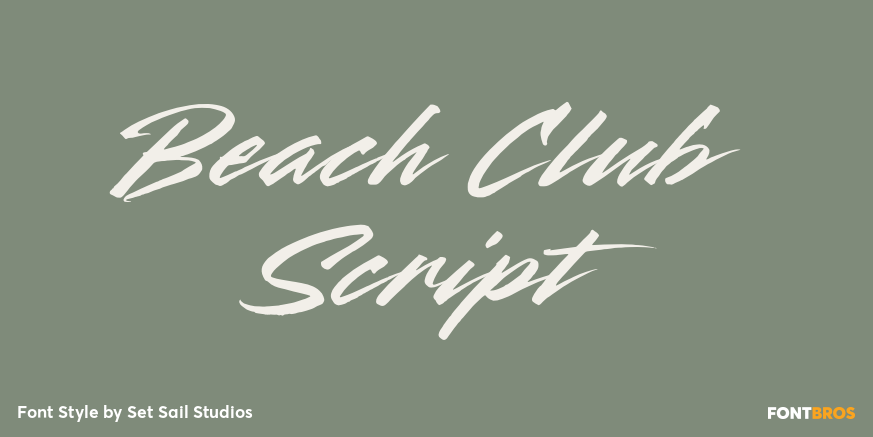 Beach Club Script Poster