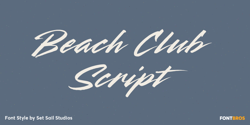 Beach Club Script Poster