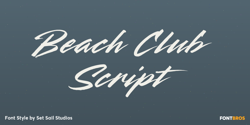 Beach Club Script Poster