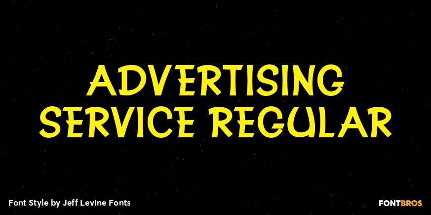 Advertising Service Regular Poster