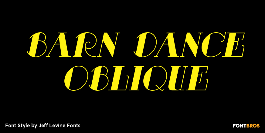 Barn Dance Oblique Poster