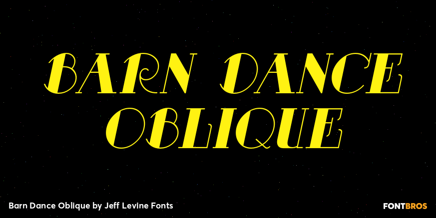 Barn Dance Oblique Poster