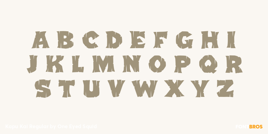 Kapu Kai Regular Font Poster #2