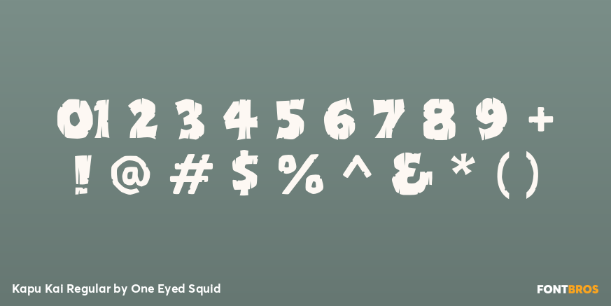 Kapu Kai Regular Font Poster #4