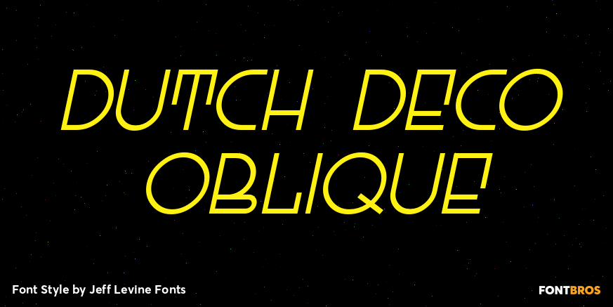 Dutch Deco Oblique Poster