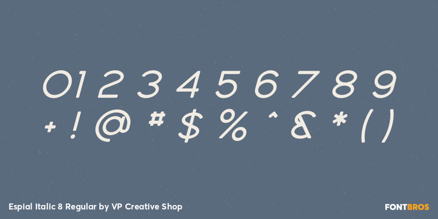 Espial Italic 8 Regular Font Poster #4