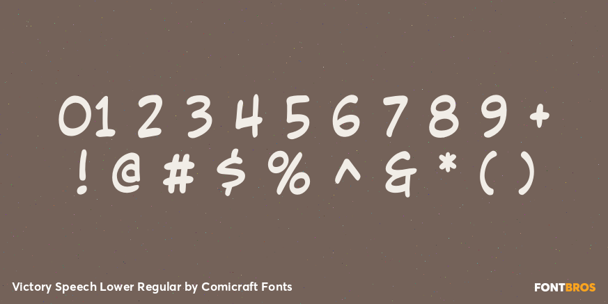 Victory Speech Lower Regular Font Poster #4