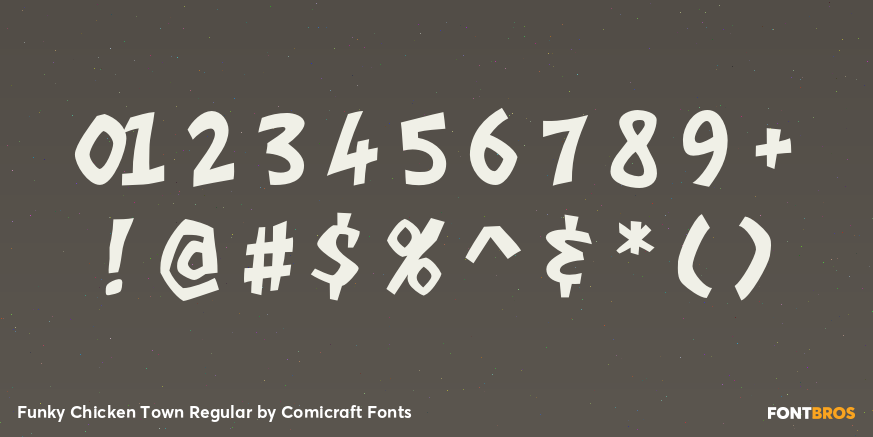 Funky Chicken Town Regular Font Poster #1