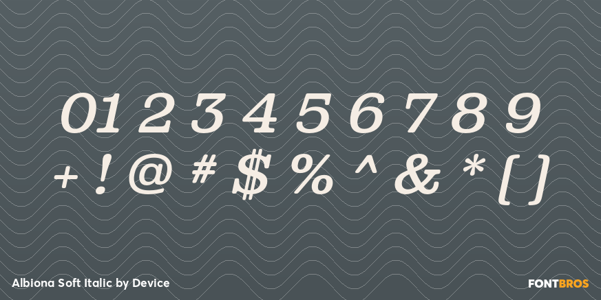 Albiona Soft Italic Font Poster #4