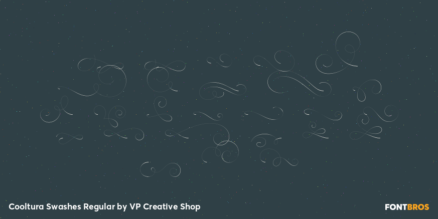 Cooltura Swashes Regular Font Poster #3