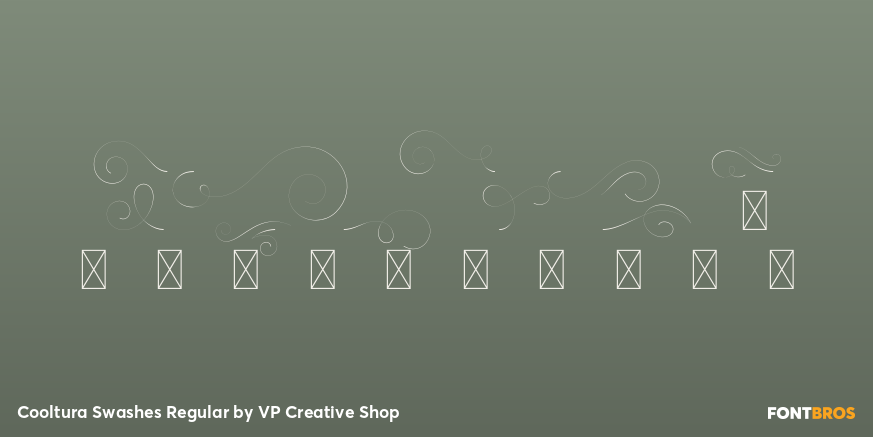 Cooltura Swashes Regular Font Poster #4